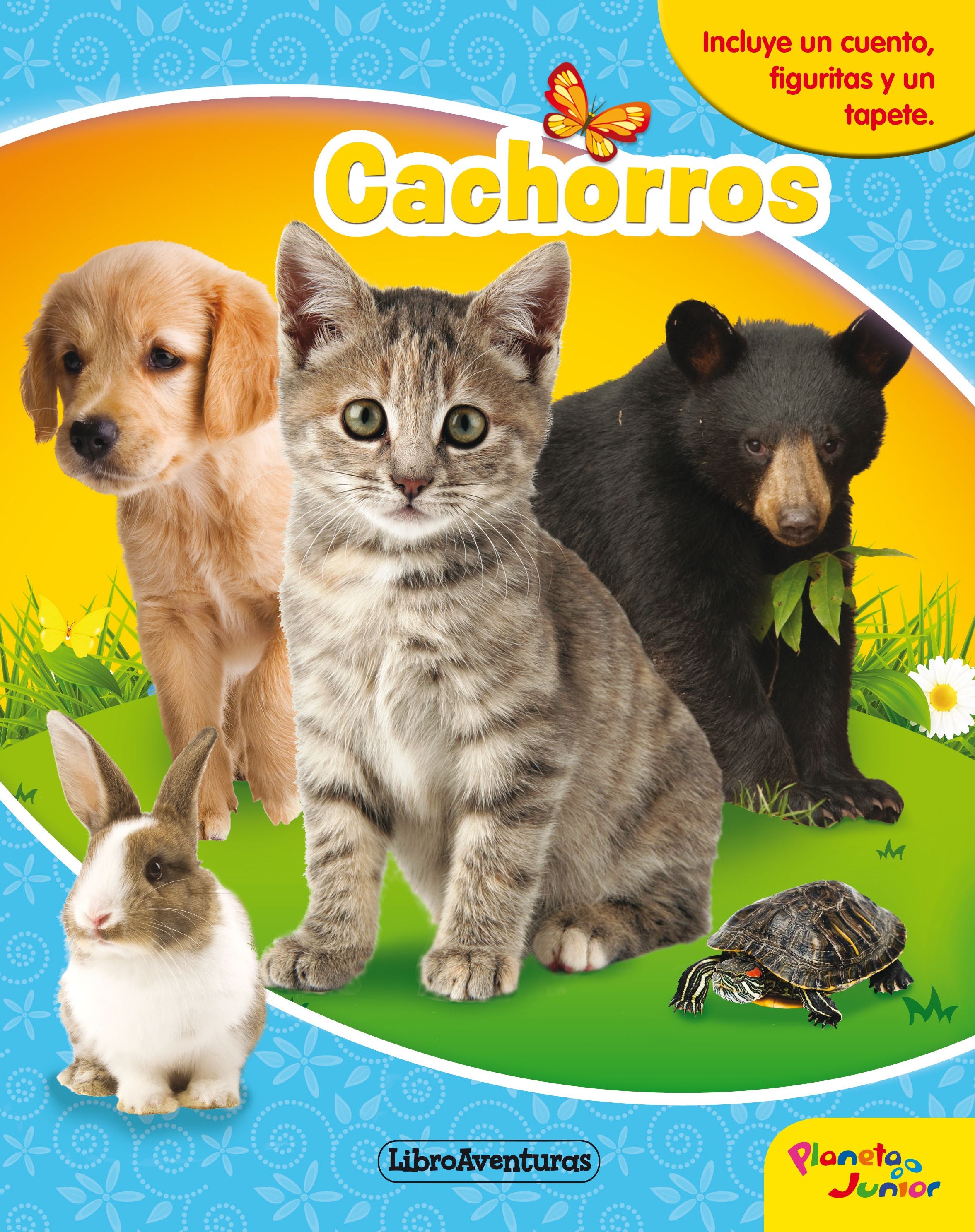 Cachorros. Libroaventuras: Incluye un cuento, figuritas y un tapete. AA. VV. (Planeta Junior) 9788408218135