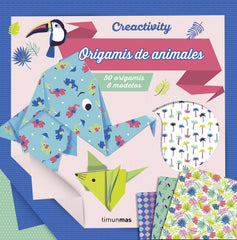 Creactivity. Origamis de animales: 50 origamis 8 modelos. Varios Autores (Timun Mas Infantil) 9788408206927