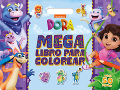 Dora. Megalibro para colorear: Con pegatinas. Dora (Planeta Junior) 9788408300342