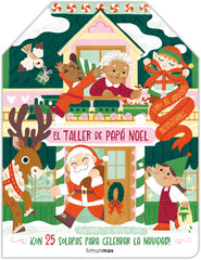 El taller de Papá Noel. Libro de Adviento desplegable: ¡Con 25 solapas para celebrar la Navidad!. Natàlia Juan Abelló (Timun Mas Infantil) 9788408291459