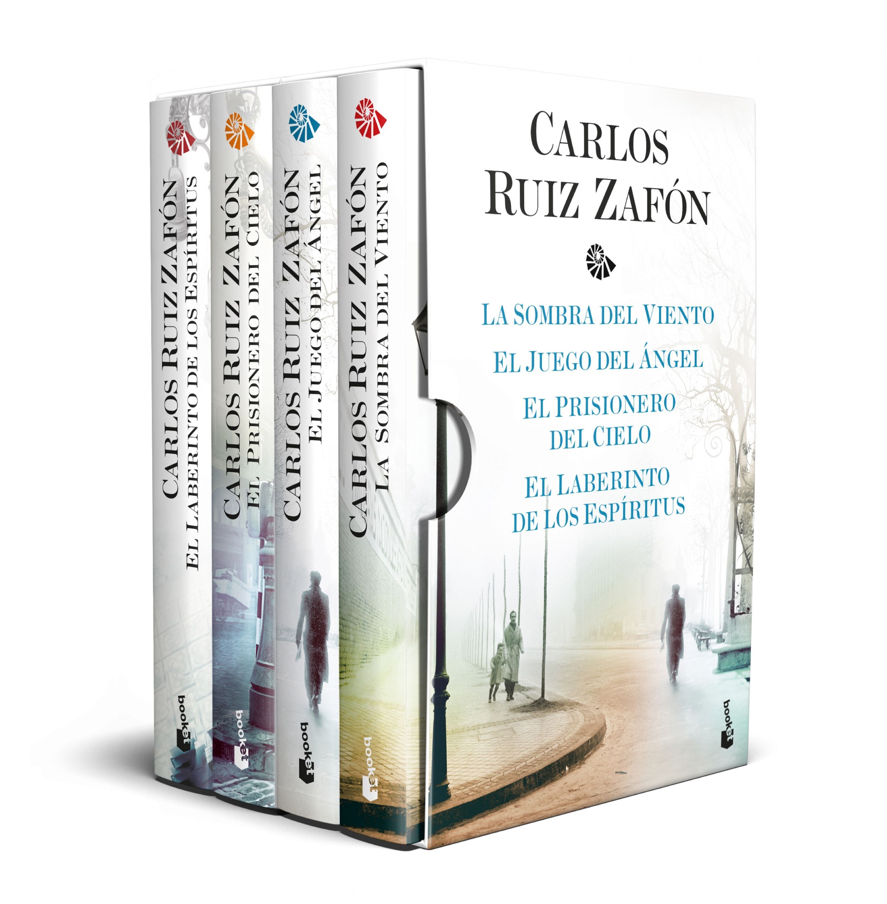 Estuche Tetralogía La Sombra del Viento. Carlos Ruiz Zafón (Booket) 9788408235309