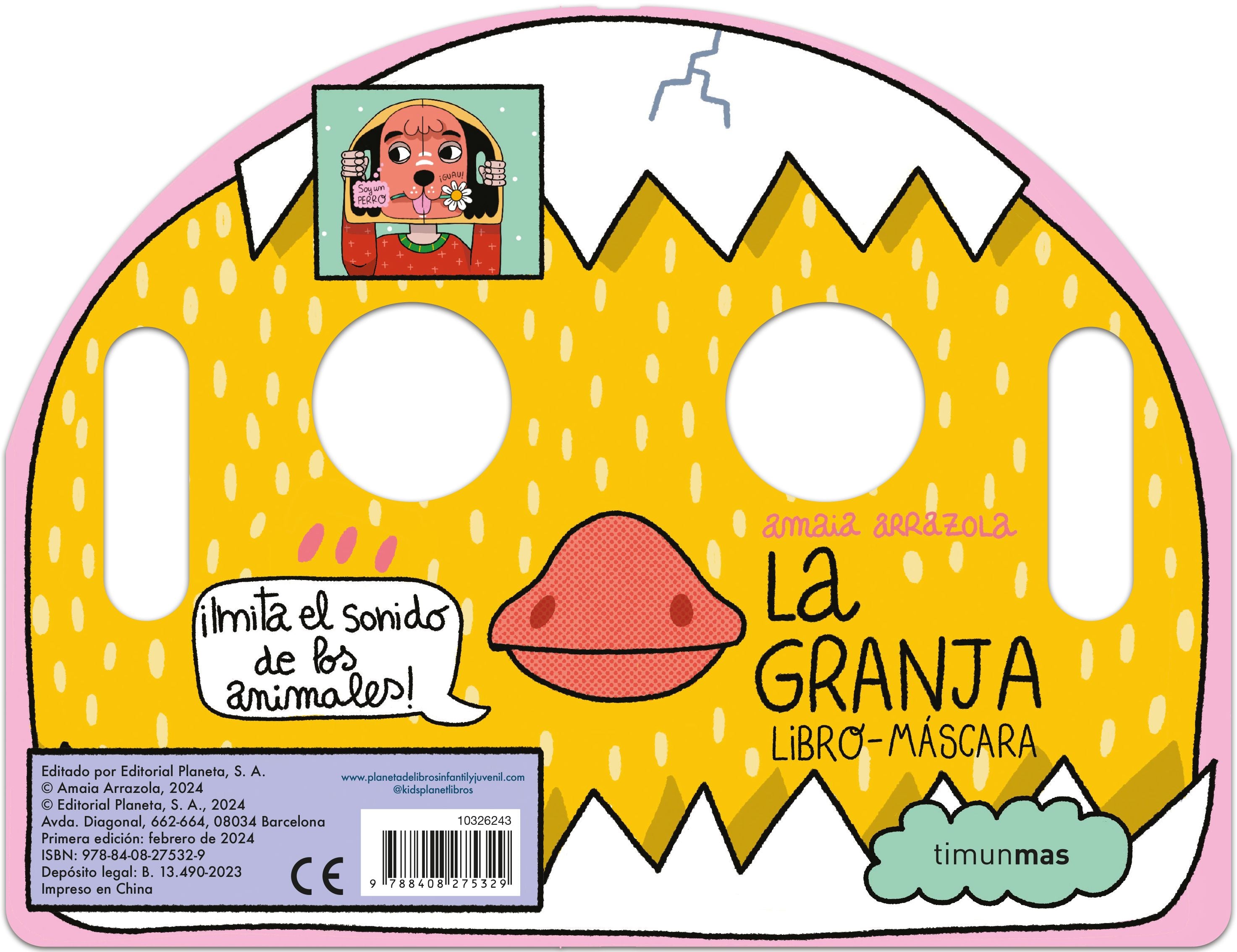 La granja. Libro-máscara. Amaia Arrazola (Timun Mas Infantil) 9788408275329