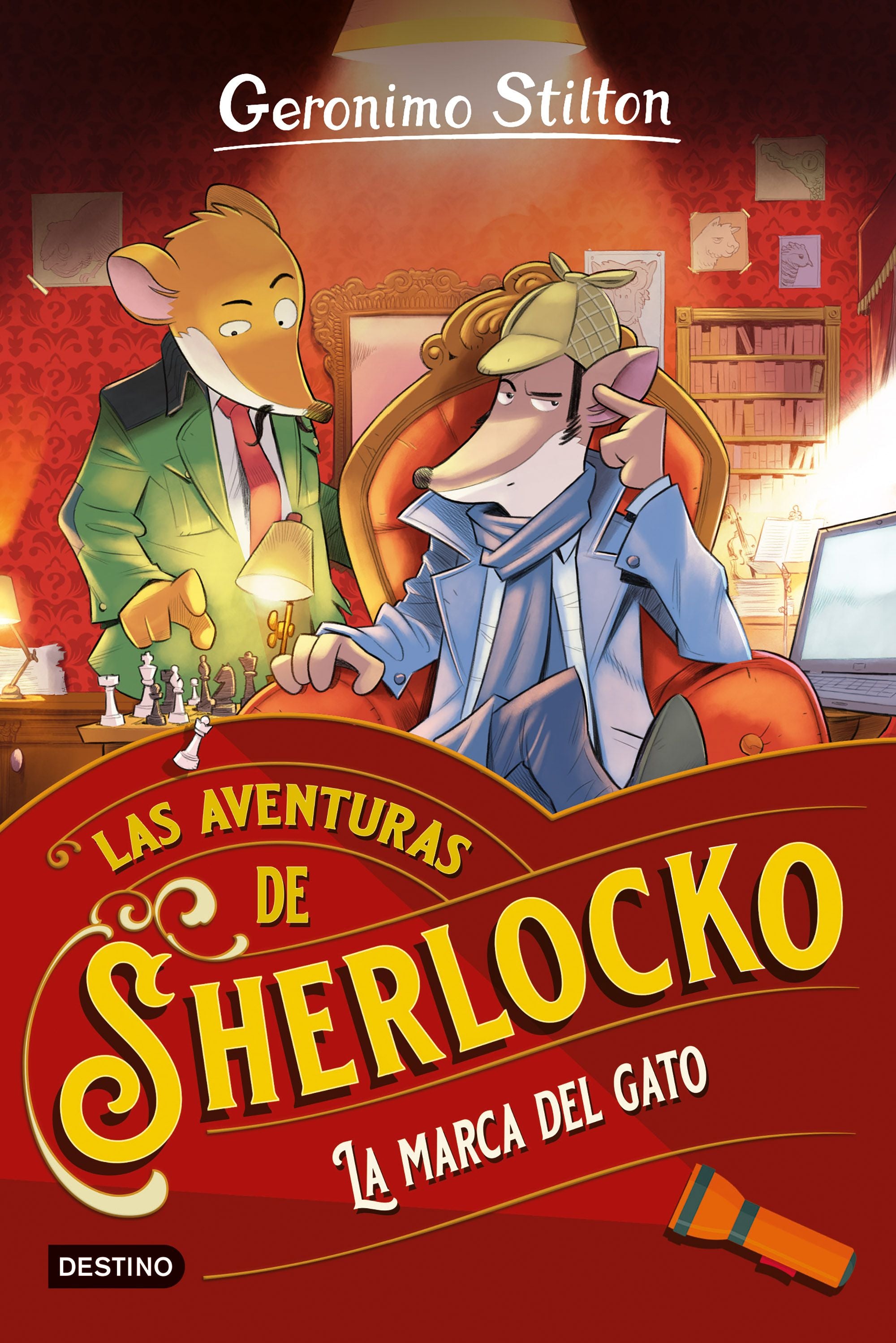 La marca del gato: Las aventuras de Sherlocko 2. Geronimo Stilton (Destino Infantil & Juvenil) 9788408247098