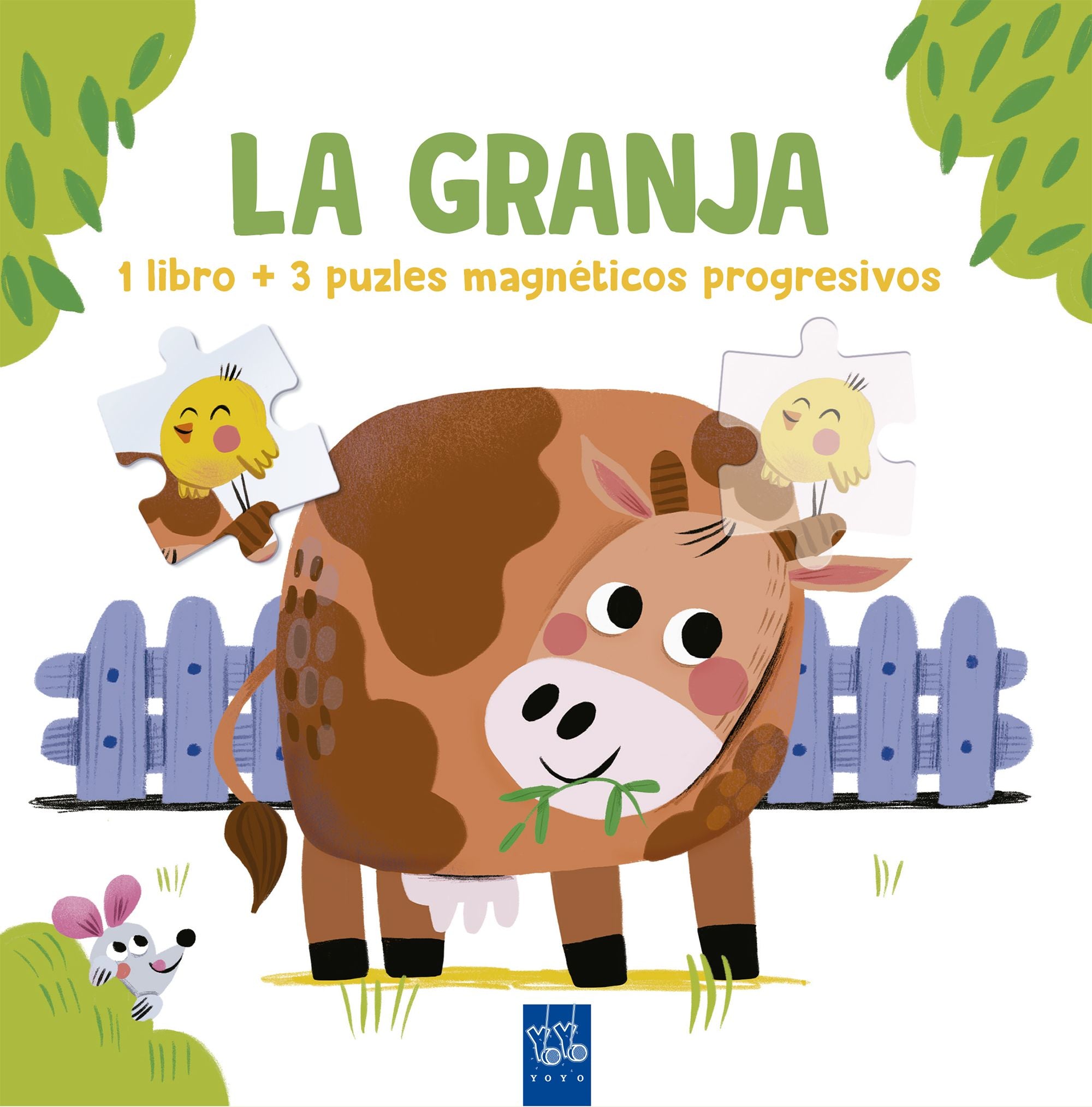 Lee y juega con puzles magnéticos. La granja: 1 libro y 3 puzles magnéticos progresivos. YOYO (Yoyo) 9788408301417