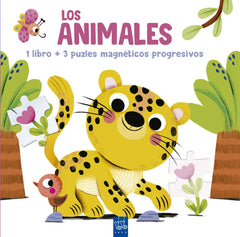 Lee y juega con puzles magnéticos. Los animales: 1 libro y 3 puzles magnéticos. YOYO (Yoyo) 9788408302049