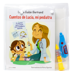 Maletín de cuentos de Lucía, mi pediatra: Con un termómetro y una jeringa de juguete. Lucía Galán Bertrand (Timun Mas Infantil) 9788408249405