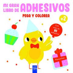 Mi gran libro de adhesivos pega y colorea. Mascotas. YOYO (Yoyo) 9788408234609