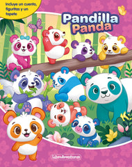 Pandilla Panda. Libroaventuras: Incluye un cuento, figuritas y un tapete. AA. VV. (Planeta Junior) 9788408276876