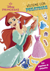 Princesas. Vísteme con pegatinas 3. Disney (Libros Disney) 9788410029378