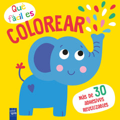 Qué fácil es colorear. Elefante. YOYO (Yoyo) 9788408249344