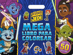 Star Wars. Las aventuras de los jóvenes Jedi. Megalibro para colorear: Con pegatinas. Star Wars (Planeta Junior) 9788408283096