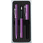 ✅ JUEGO BOLIGRAFO + PLUMA GRIP EDITION GLAM VIOLETA