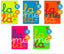 Bloc Lamela Fº fluor PP 80 hojas Cuadrícula 4mm 90g, (pack de 6 cuadernos)