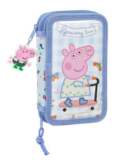 ► PLUMIER DOBLE PQÑO 28 PCS. PEPPA PIG URBAN FARMER