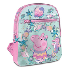 MOCHILA MEDIANA PEPPA BAJO EL MAR