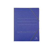 ► CARPETA FOLIO GOMAS SOLAPAS CARTON AZUL - Caja 20 Carpetas