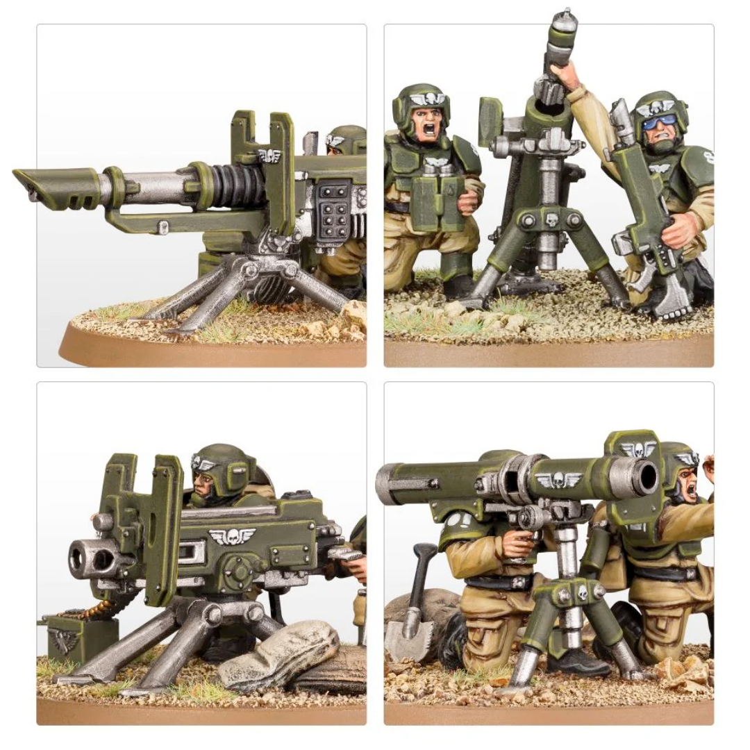 ⚔️ CADIAN HEAVY WEAPONS TEAMS – EL PODER DE FUEGO DEL ASTRA MILITARUM ⚔️ CADIAN HEAVY WEAPONS TEAMS – EL PODER DE FUEGO DEL ASTRA MILITARUM