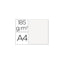 ✅CARTULINA BLANCA GUARRO A4 185GR Paquete 50 unidades