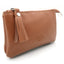 Monedero piel Napa Cuero Caramelo 14,5x4,5x9,5 cm