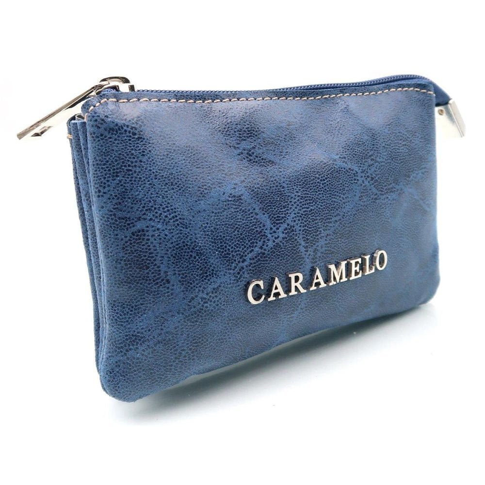 Monedero Piel Elefante Jeans Caramelo