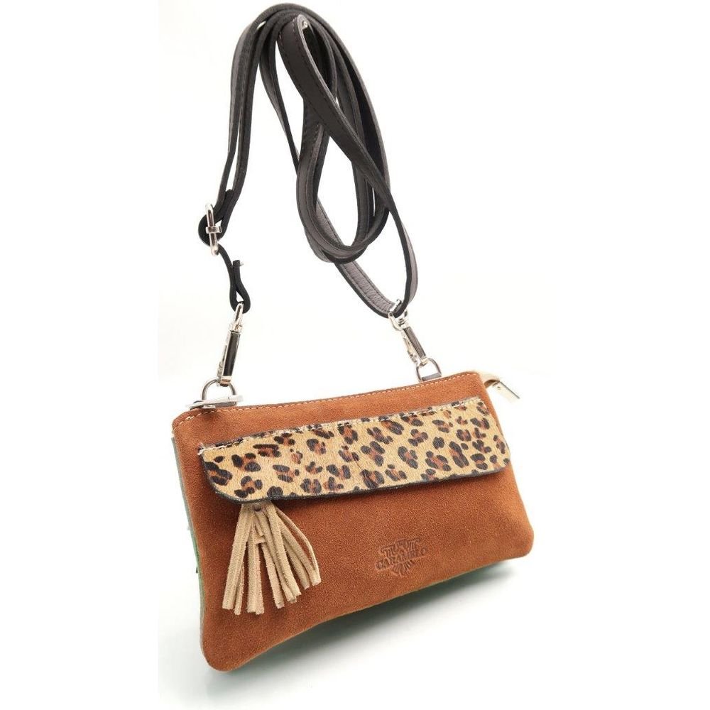 Bolso Piel Serraje Colores Cuero Nadie Caramelo Imagen principal del producto