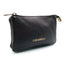 Monedero Piel Dolaro Negro Caramelo 15x4,5x10cm
