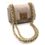 Bolso PU Taupe-Negro Caramelo 20x7x13 cm