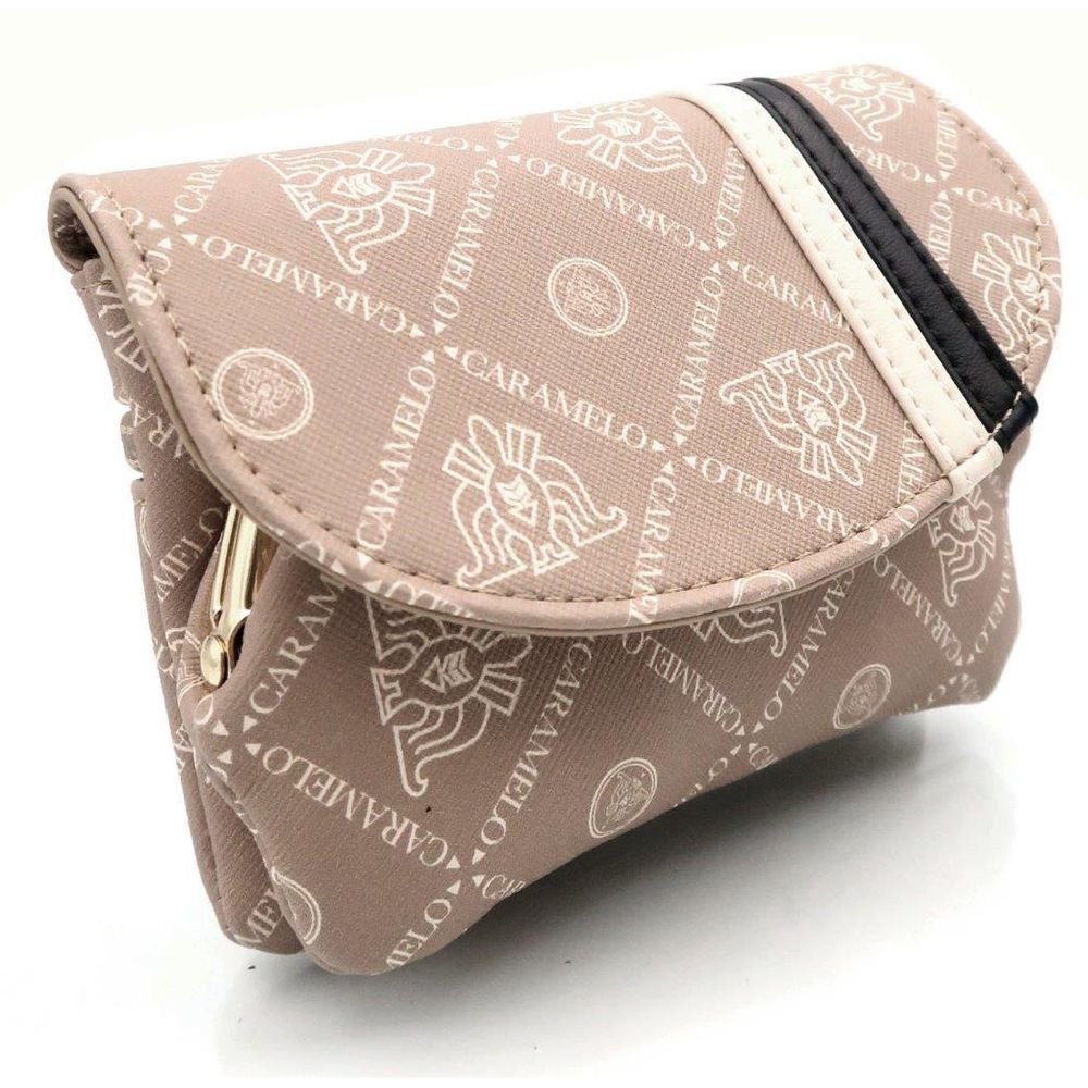 Monedero Boquilla Jacquard Beig Caramelo