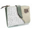 Cartera de piel grulla Napa verde 12,5x9 cm