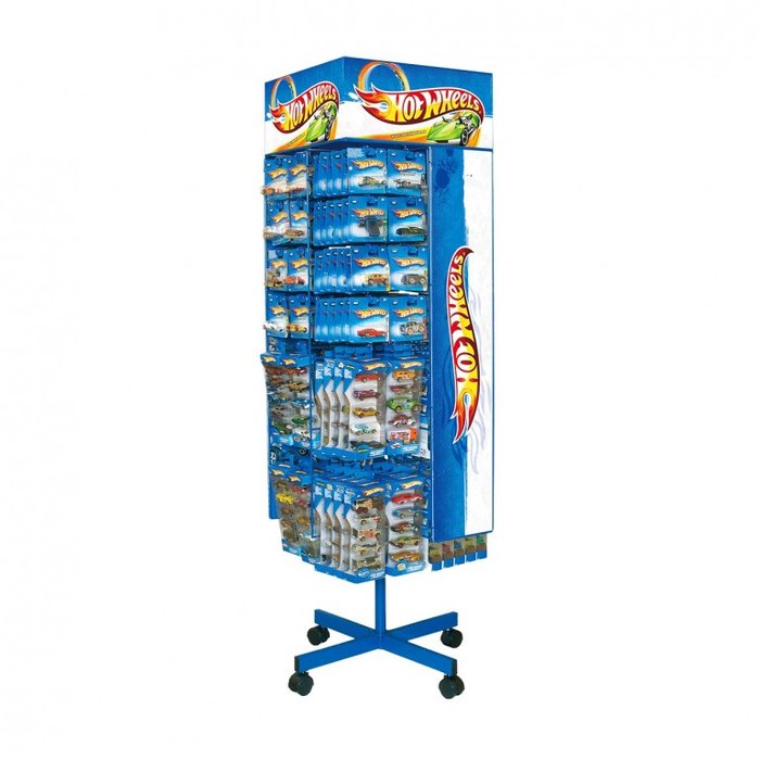 Expositor Giratorio Hot Wheels Vacio Mattel