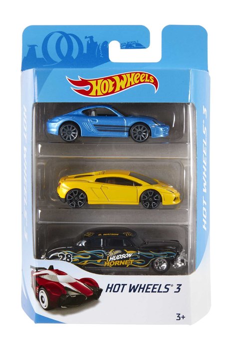 COCHES HOT WHEELS PACK DE 3 SURTIDOS | HOT WHEELS MATTEL | 1 UNIDAD | 27084425611