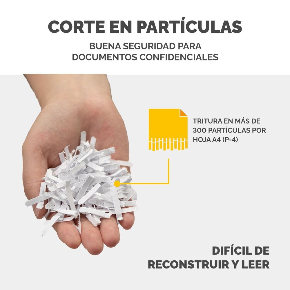 Destructora Fellowes P42C 8 hojas seguridad P4
