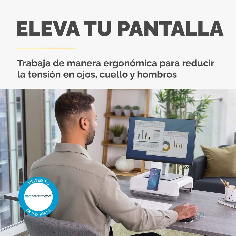Elevador para monitor Breyta Blanco Fellowes