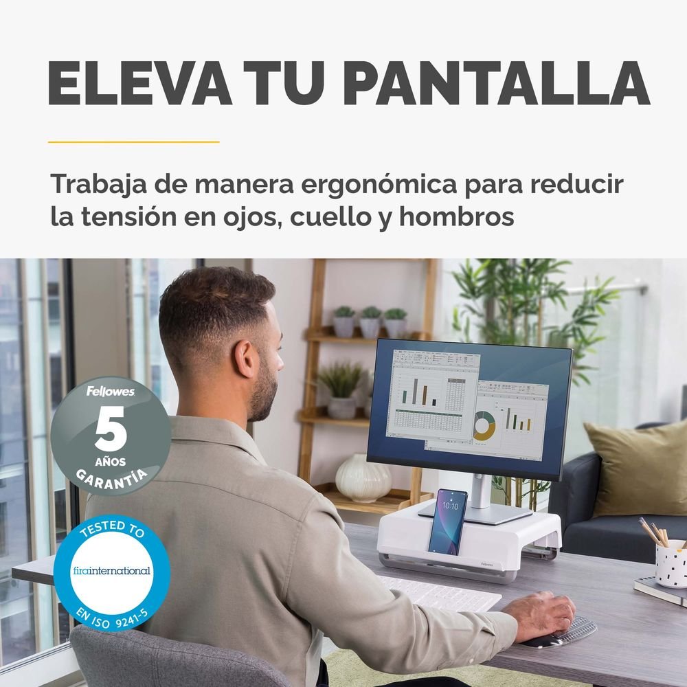 Elevador para monitor Breyta Blanco Fellowes