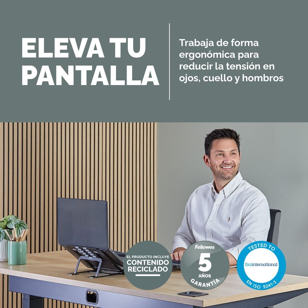 Elevador para portátil Alumia Negro - Fellowes