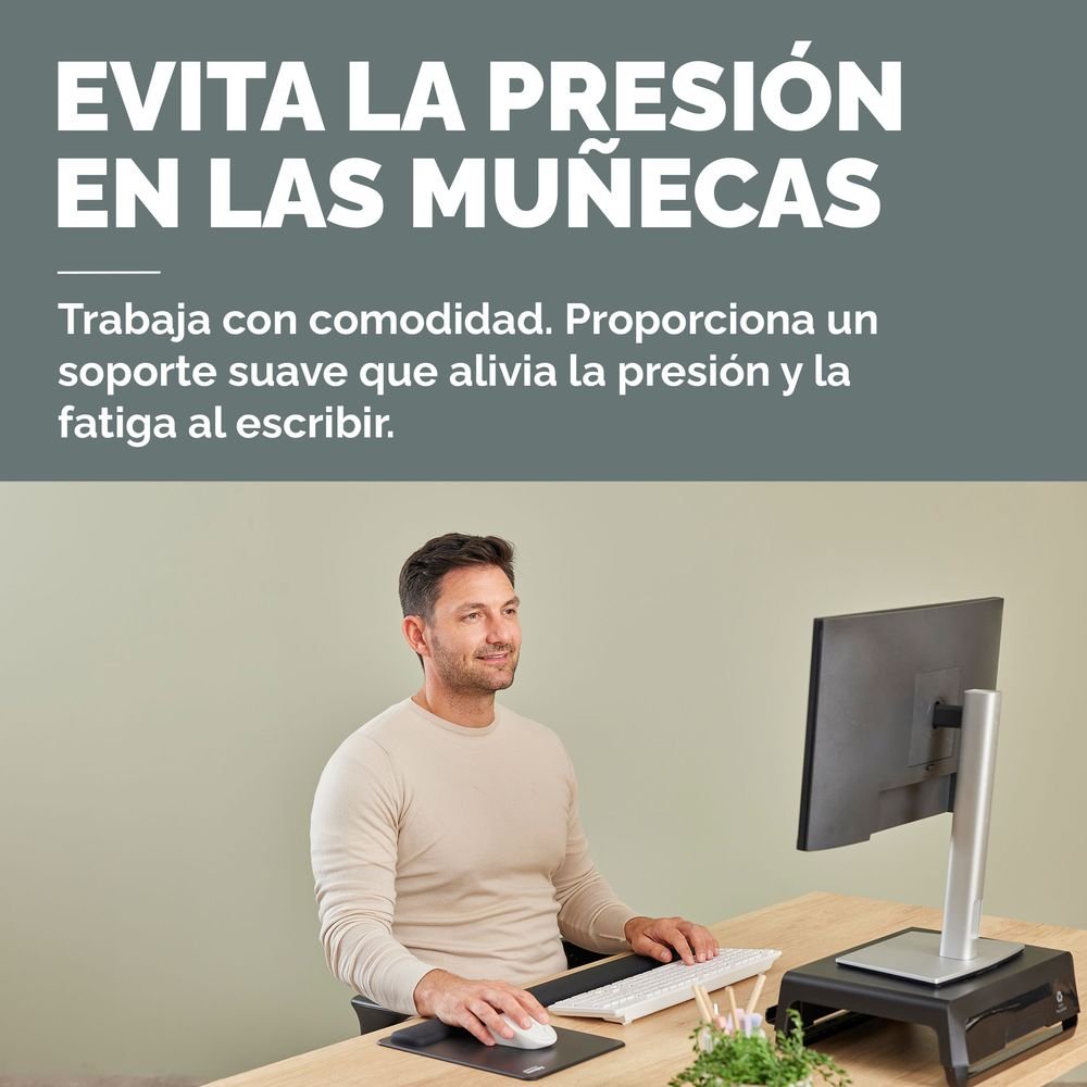 Reposamuñecas para teclado Breyta Negro - Fellowes