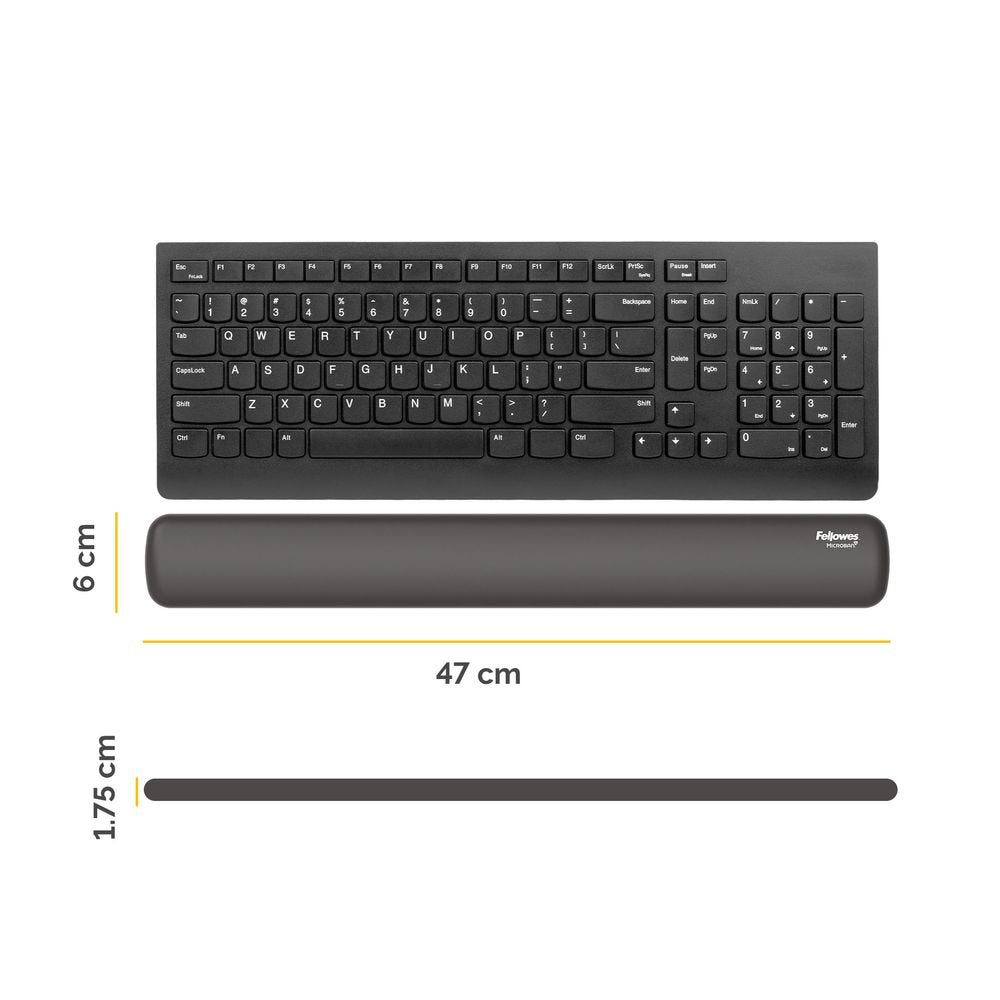 Reposamuñecas para teclado Breyta Negro - Fellowes
