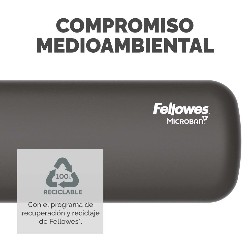 Reposamuñecas para teclado Breyta Negro - Fellowes