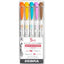 Rotulador Zebra Mildliner Warm Punta Pincel 5 Colores Cali | Zebra Pen | Pack 1 Unidades