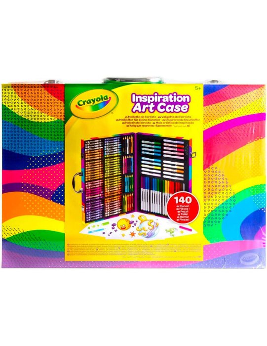 Maletín del artista arcoiris 140 piezas Crayola marca Crayola Maletines