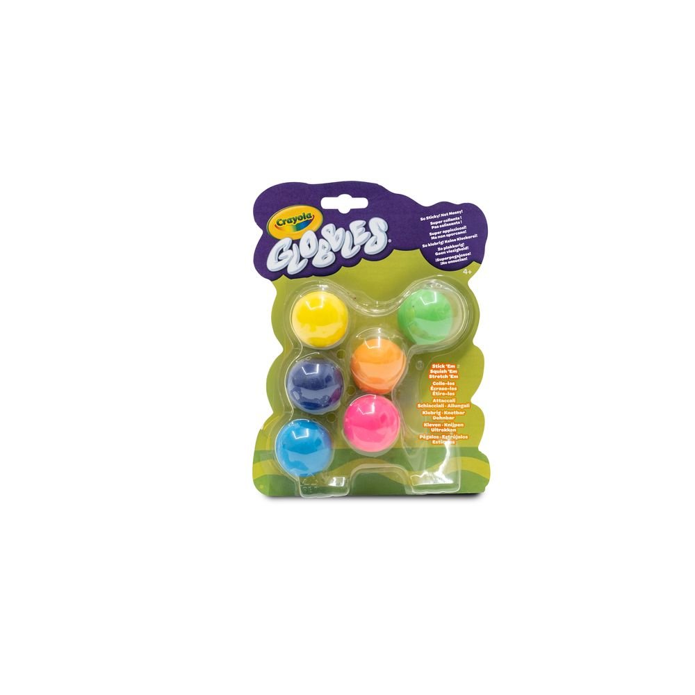 Los Pegajosos Pack 6 Unidades Globbles Crayola Imagen principal del producto