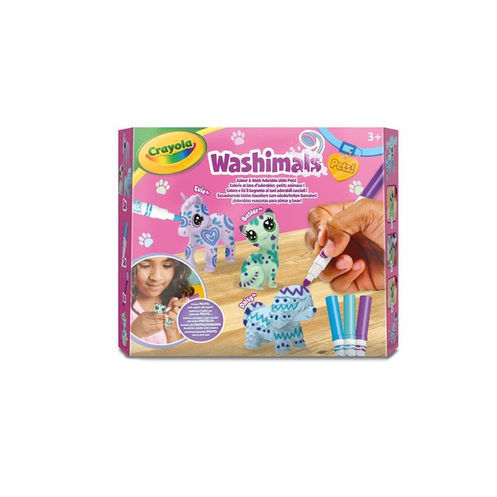 Set Colorea Tus Mascotas Colores Pastel 3 Unidades Crayola Imagen principal del producto