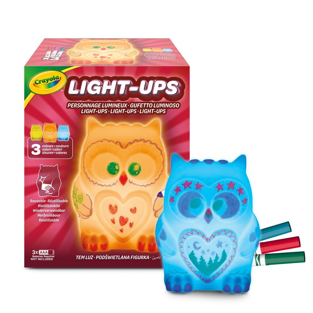 Juego Colorea Tu Búho Luminoso Crayola Imagen principal del producto