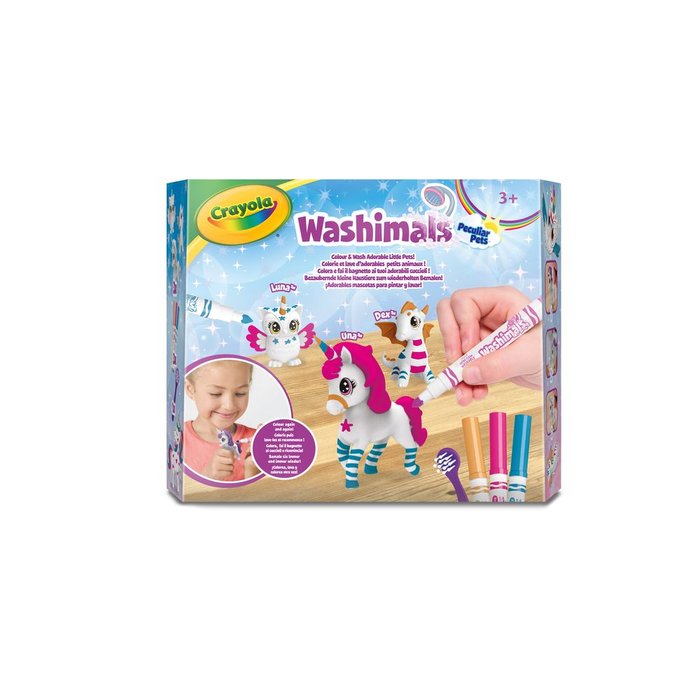 SET COLOREA TUS MASCOTAS ANIMALES FANTASTICOS 3 MASCOTAS | CRAYOLA | 1 UNIDAD | 71662177003
