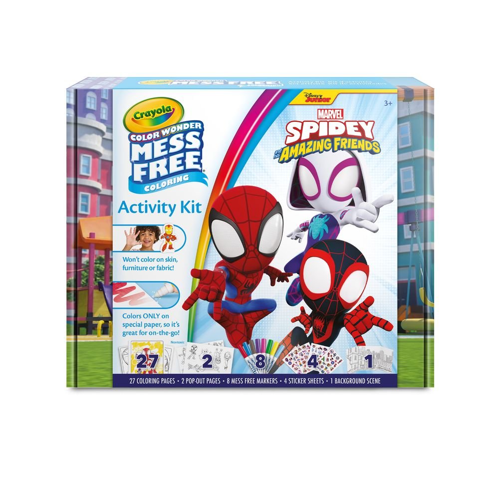 Colorea sin Manchas Color Wonder Super Set Spidey Crayola Color Wonder