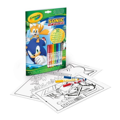 Libro Actividades y Colorear Sonic Crayola