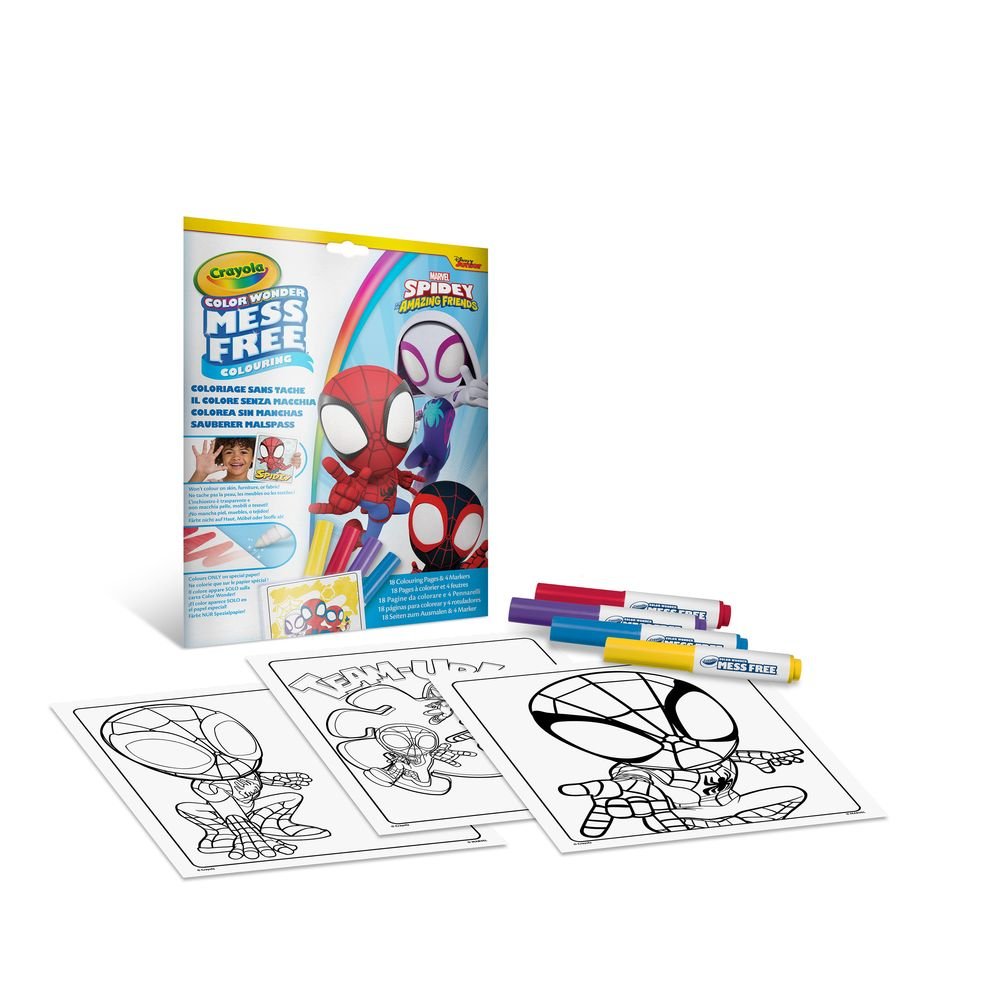 Colorea sin Manchas Color Wonder Spidey Crayola Color Wonder