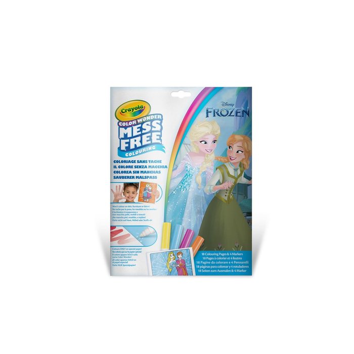 Colorea sin Manchas Color Wonder Frozen Crayola Color Wonder Pack 12 Imagen principal del producto