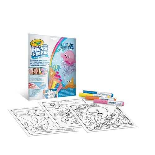 Colorea sin manchas Amigos del Mar - Crayola Color Wonder