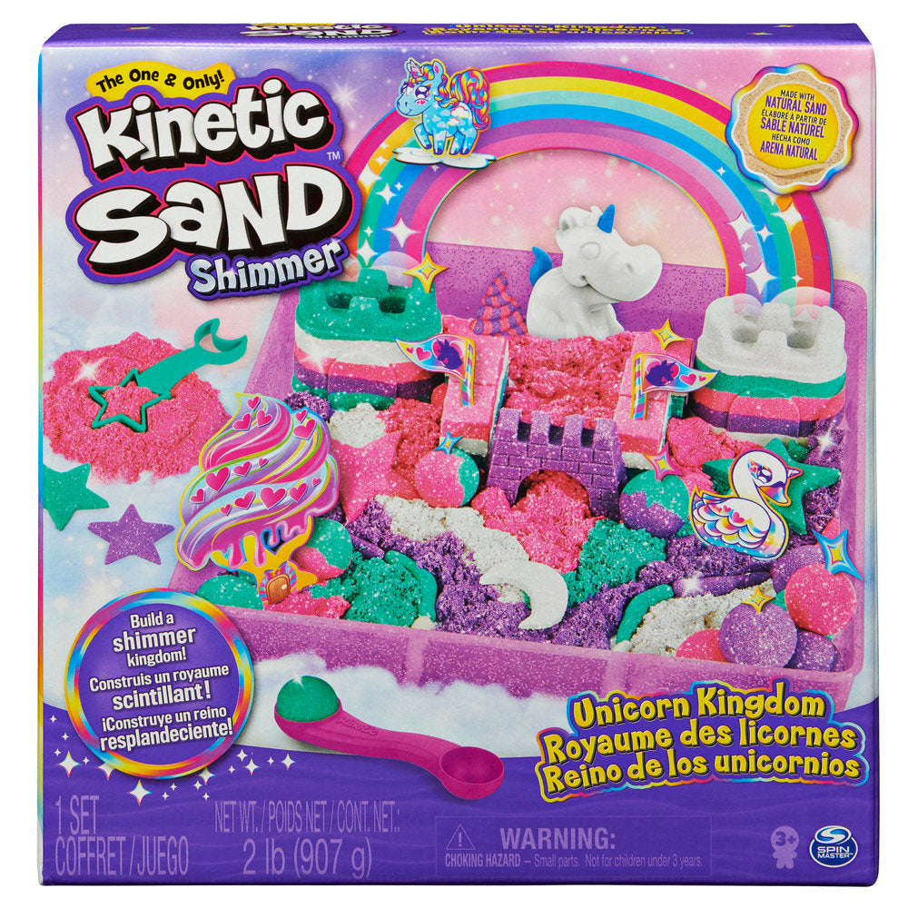 KINETIC SAND REINO DE LOS UNICORNIOS | SPIN MASTER KINETIC SAND | 1 UNIDAD | 77898840735